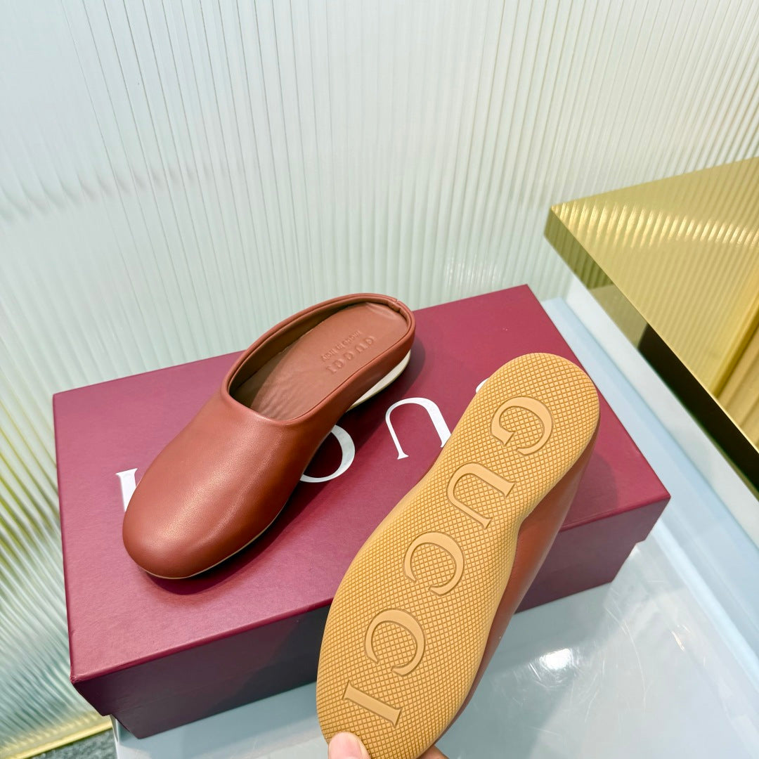 Gucci 2026 GG Monogram Mule Canvas Leather 987753