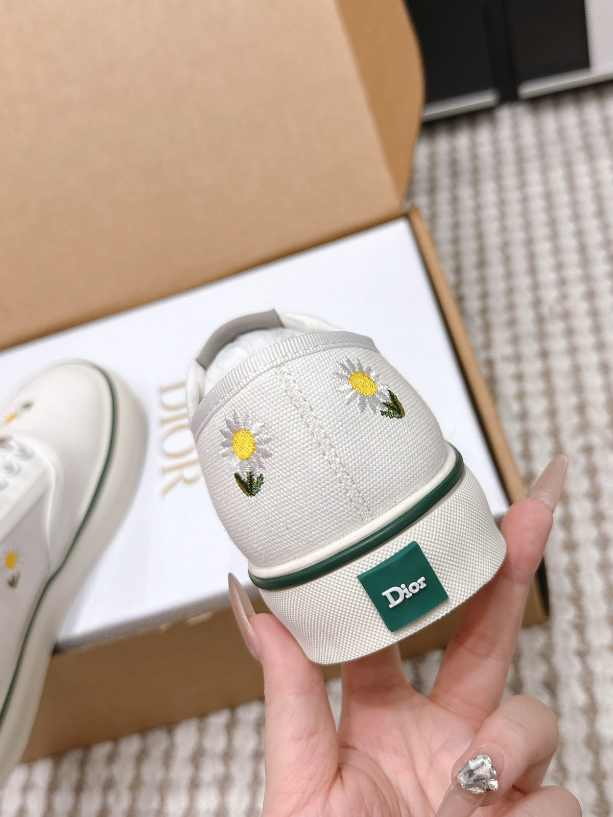 CD 26 Platform Sneaker White Canvas 632437