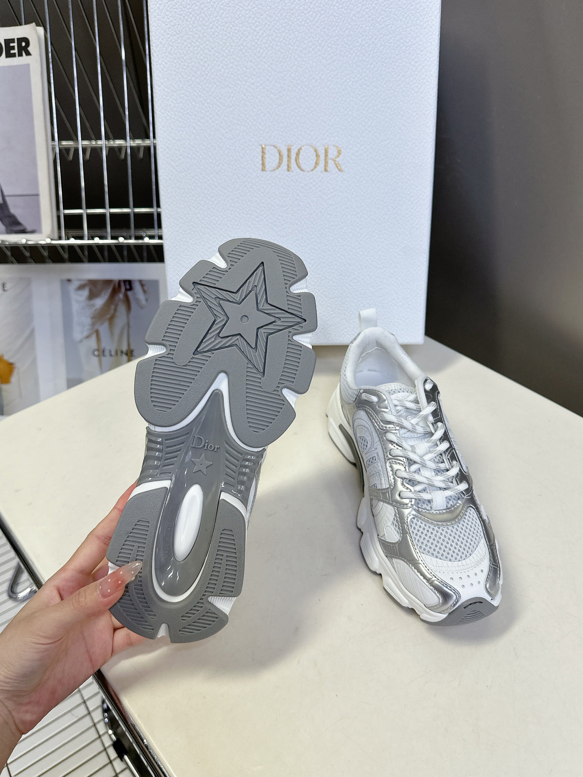 CD 25 Sneaker White Sliver  307167