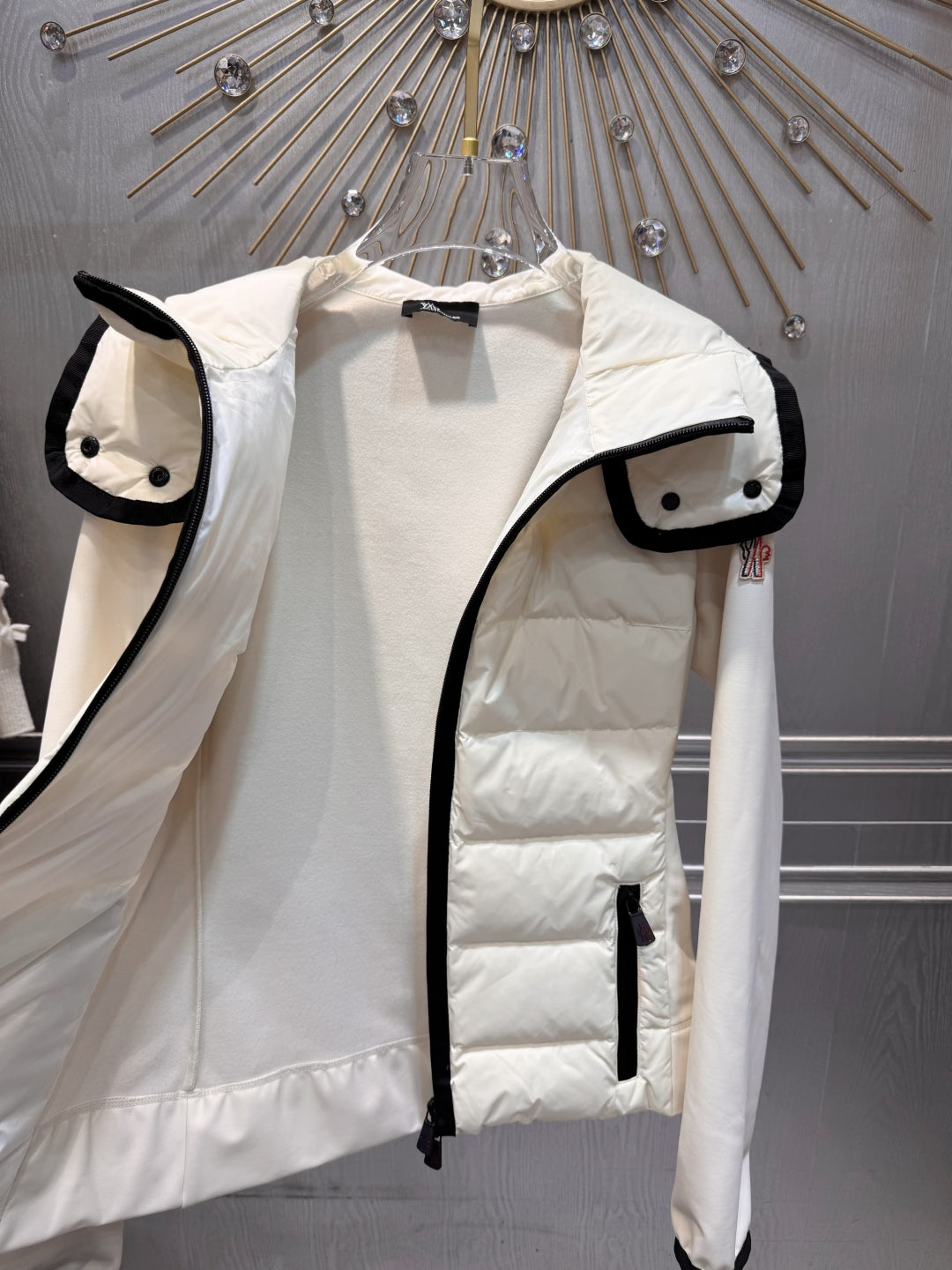MC 25 Thin Down Jacket White Polyester 0007
