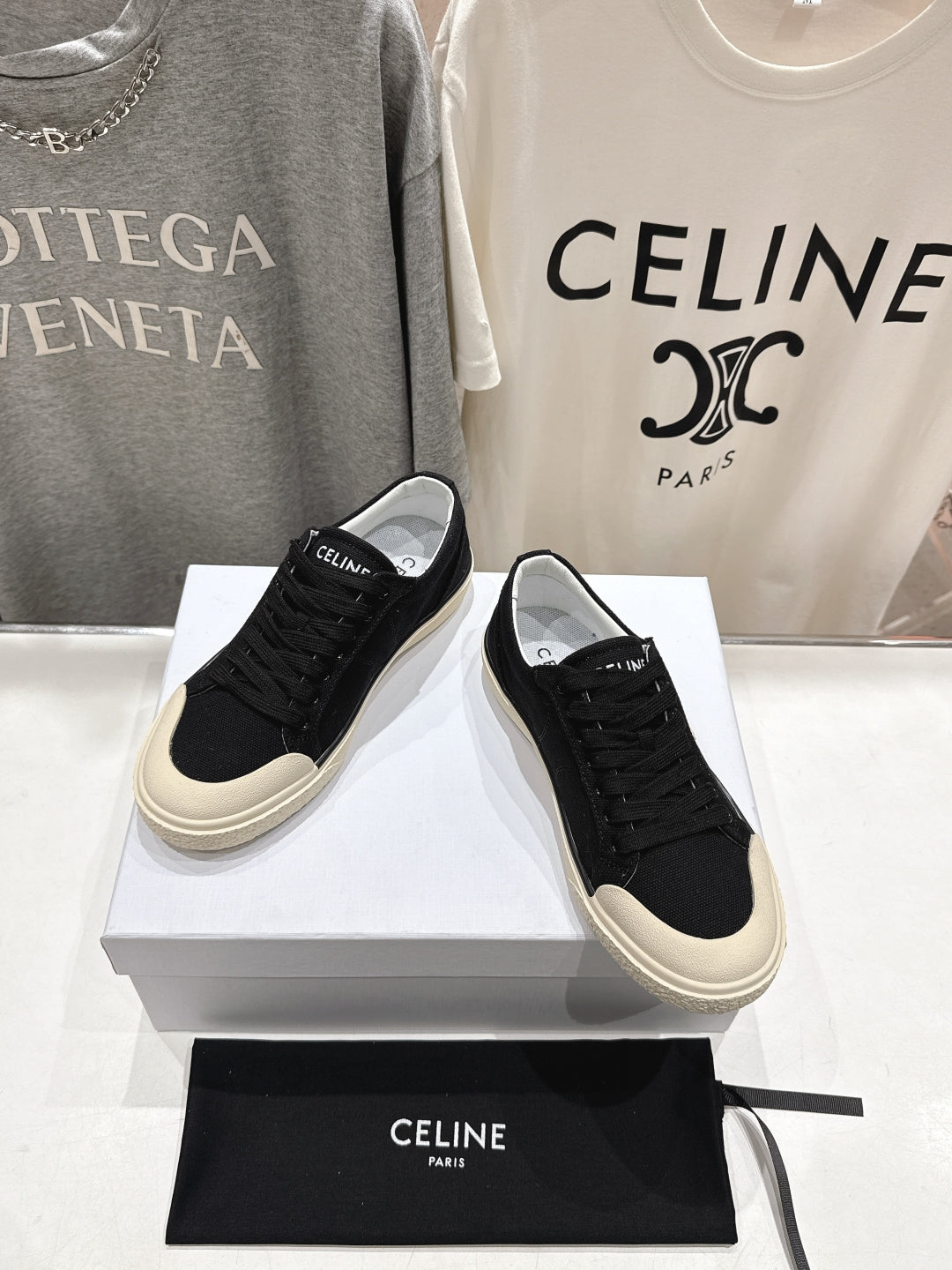 CELINE 25C Sneaker Black Canvas 236760