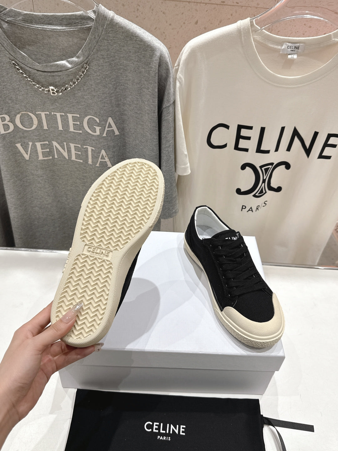 CELINE 25C Sneaker Black Canvas 236760