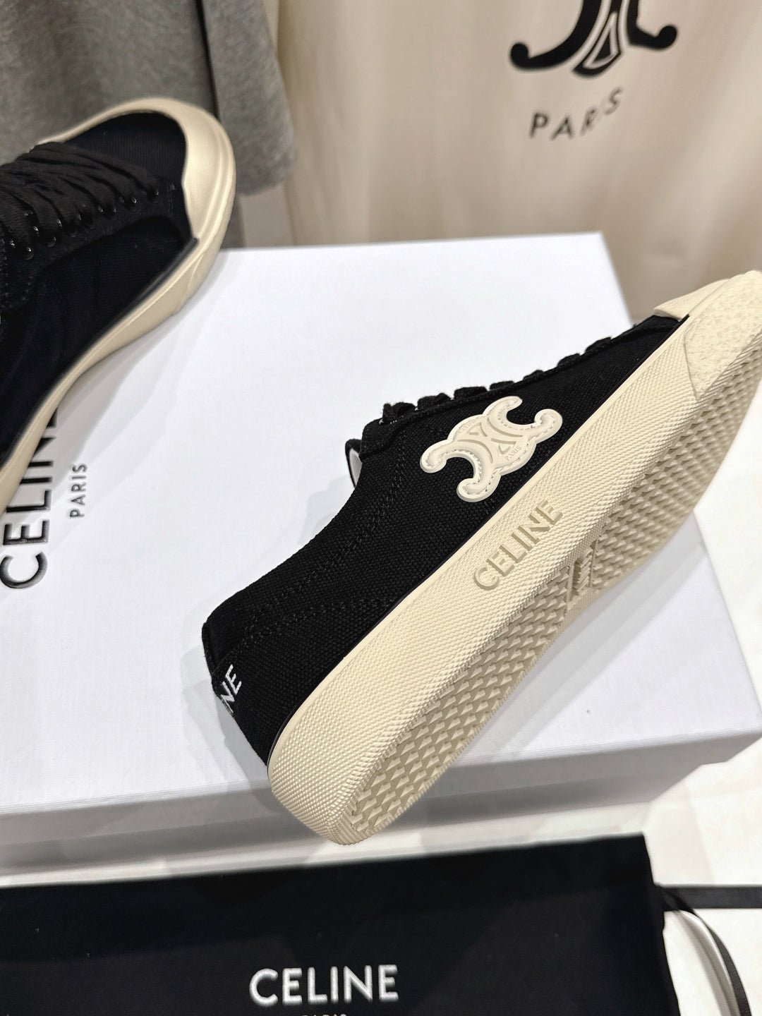 CELINE 25C Sneaker Black Canvas 236760