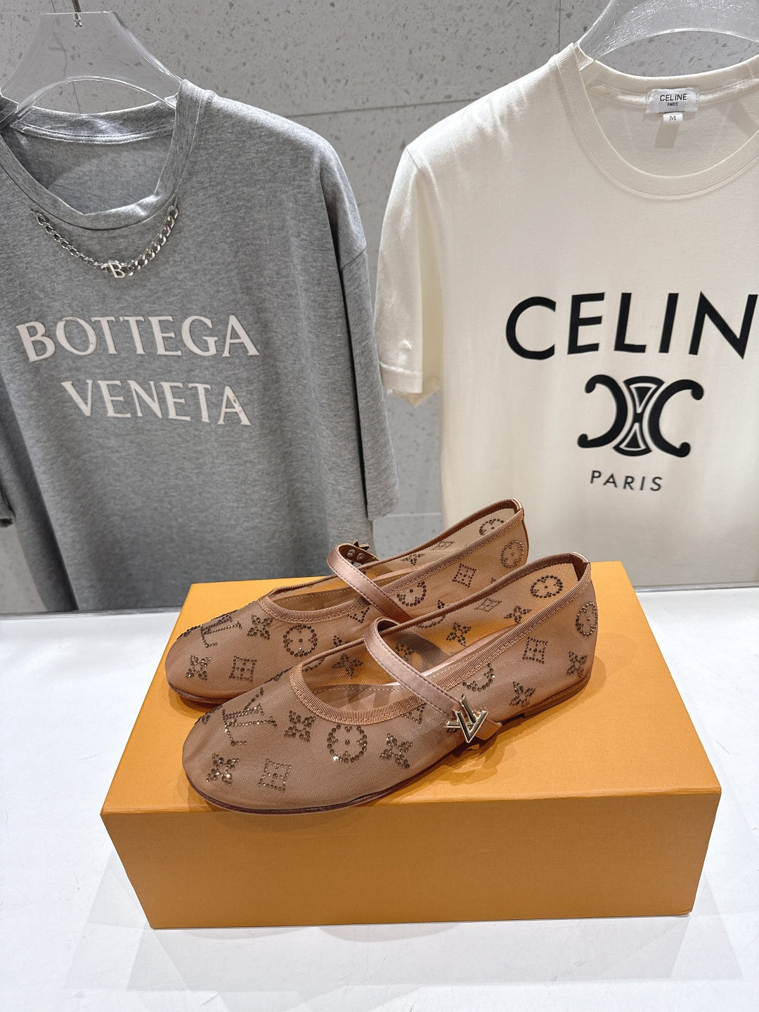 Louis Vuitton 2026 Mary Janes Mesh Sheepskin  794118