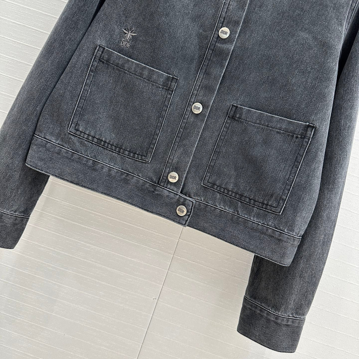 CD Denim Jacket Black Cotton