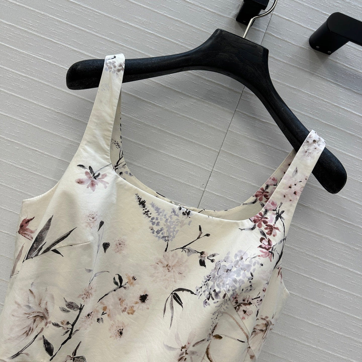 CD 25 Printed Suspender Long Skirt Cotton