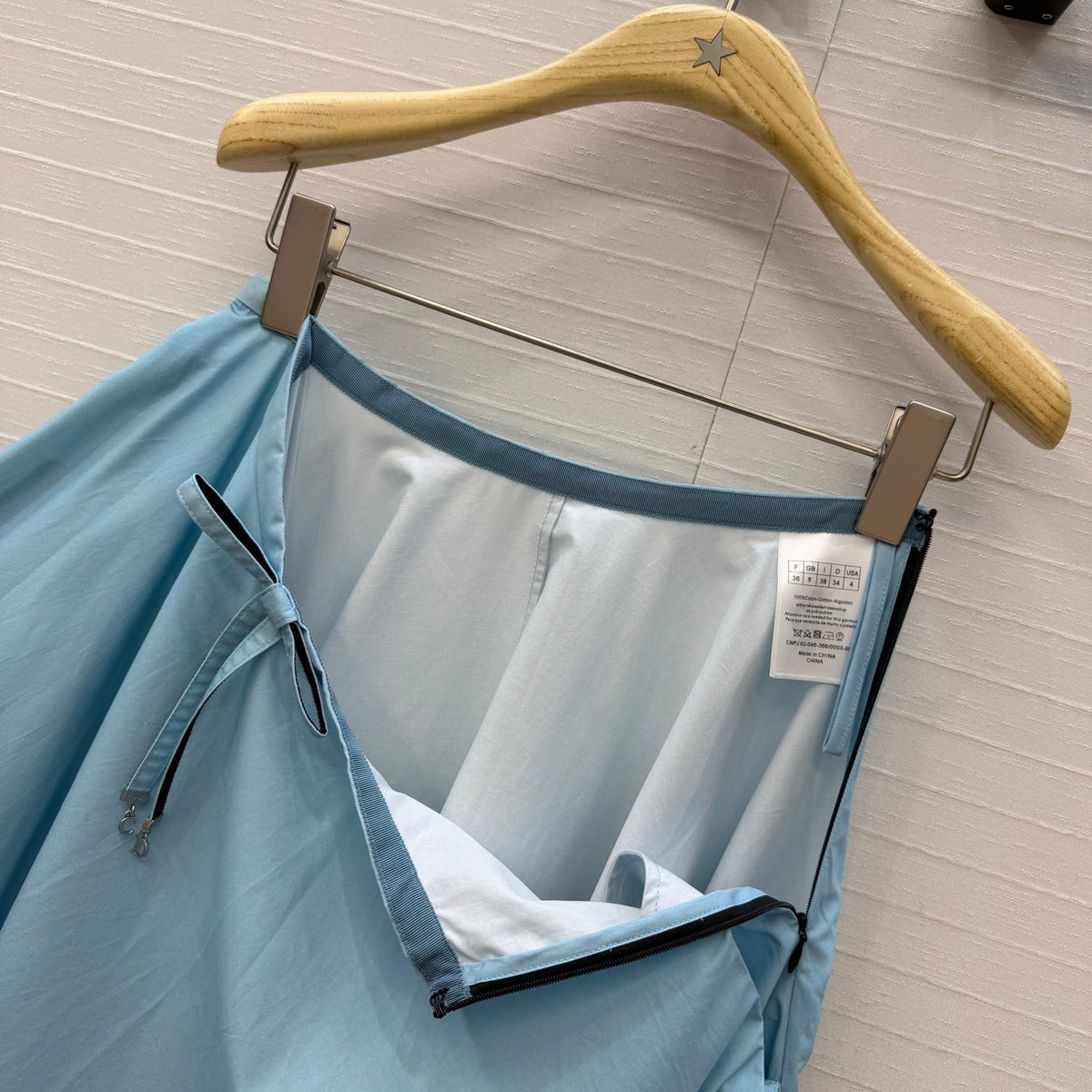 Dior 2026 Long Skirt Blue Cotton 399008