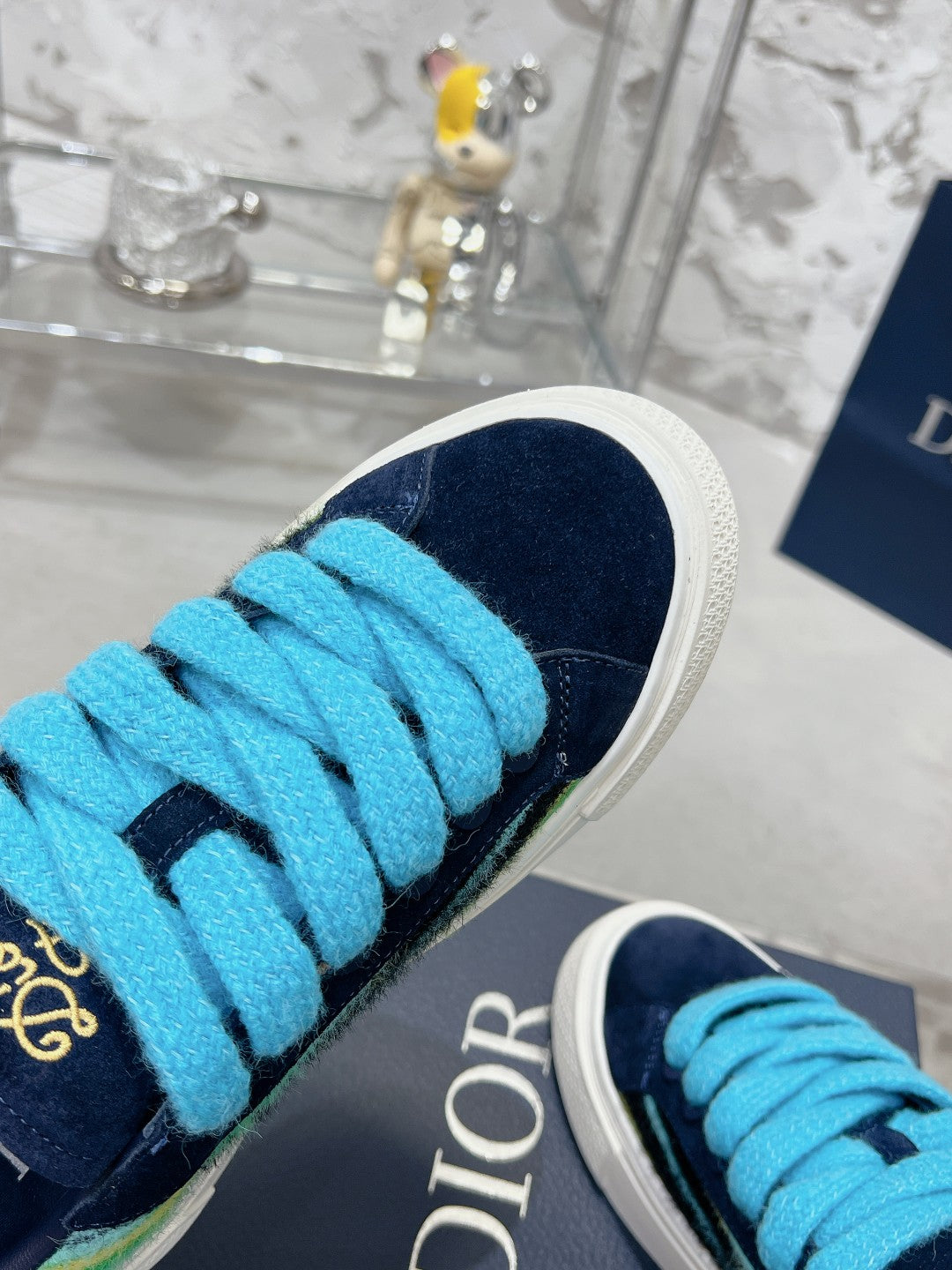 CD B33 Sneaker 30mm In Colorful Suede  100654
