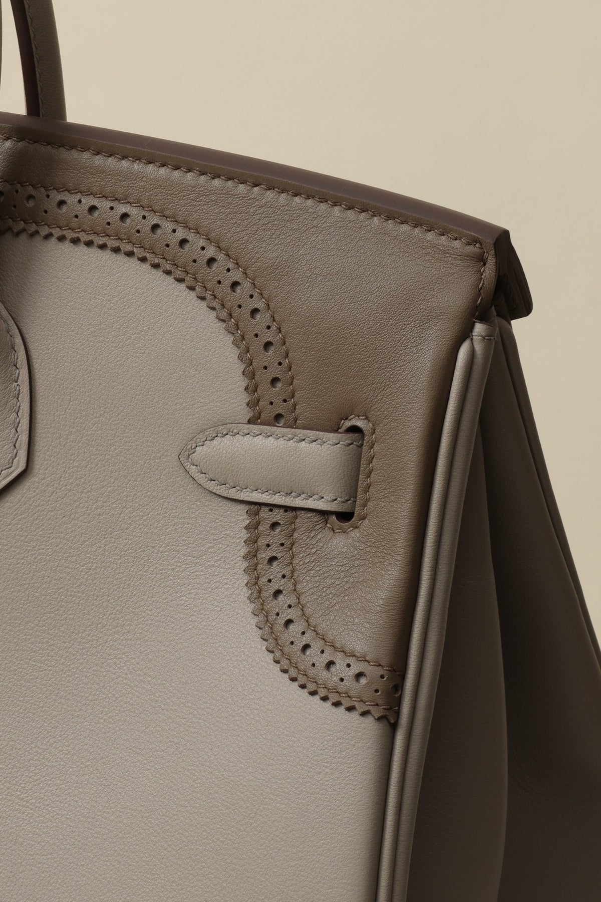 High-end Hermes 2026 Birkin Ghillies 35 Bag Swift Leather