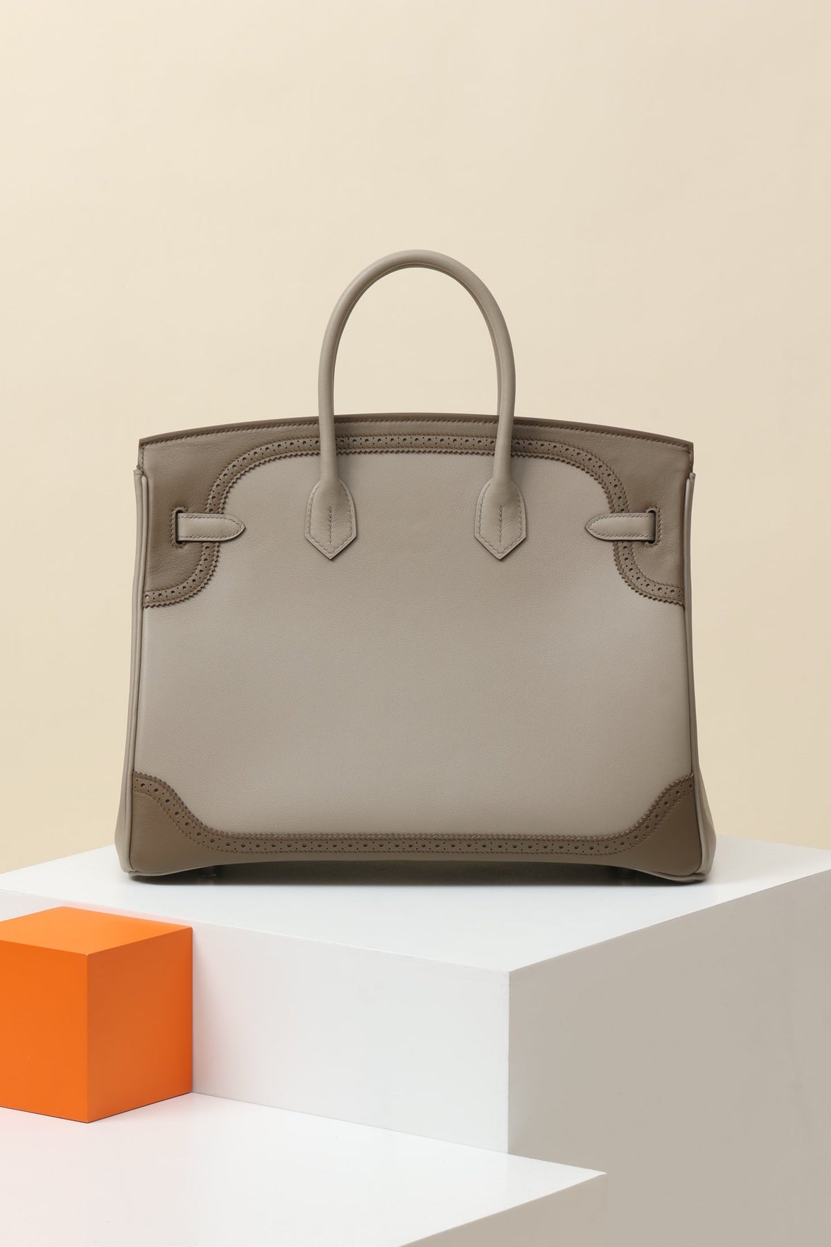 High-end Hermes 2026 Birkin Ghillies 35 Bag Swift Leather