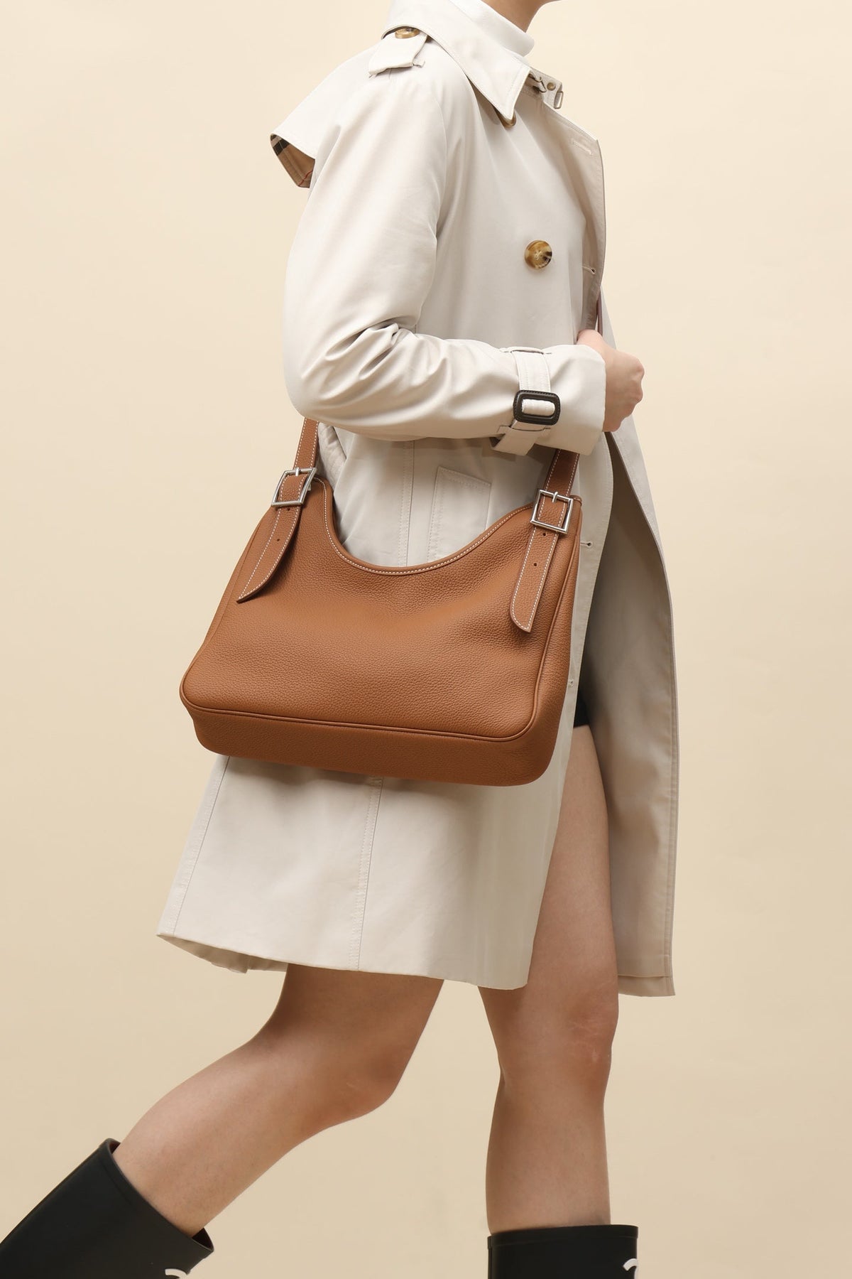 High-end Hermes 2026 Massai Cut 32 Bag Togo Leather