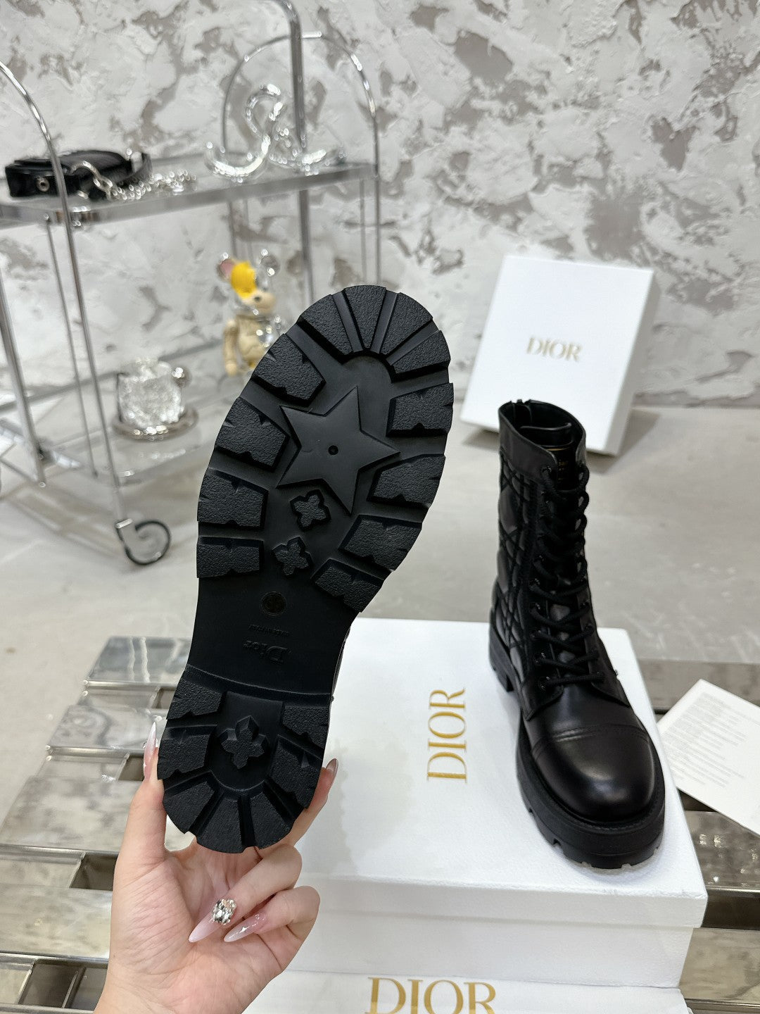 CD D-Unit Ankle Boot In Black Cowhide 100583