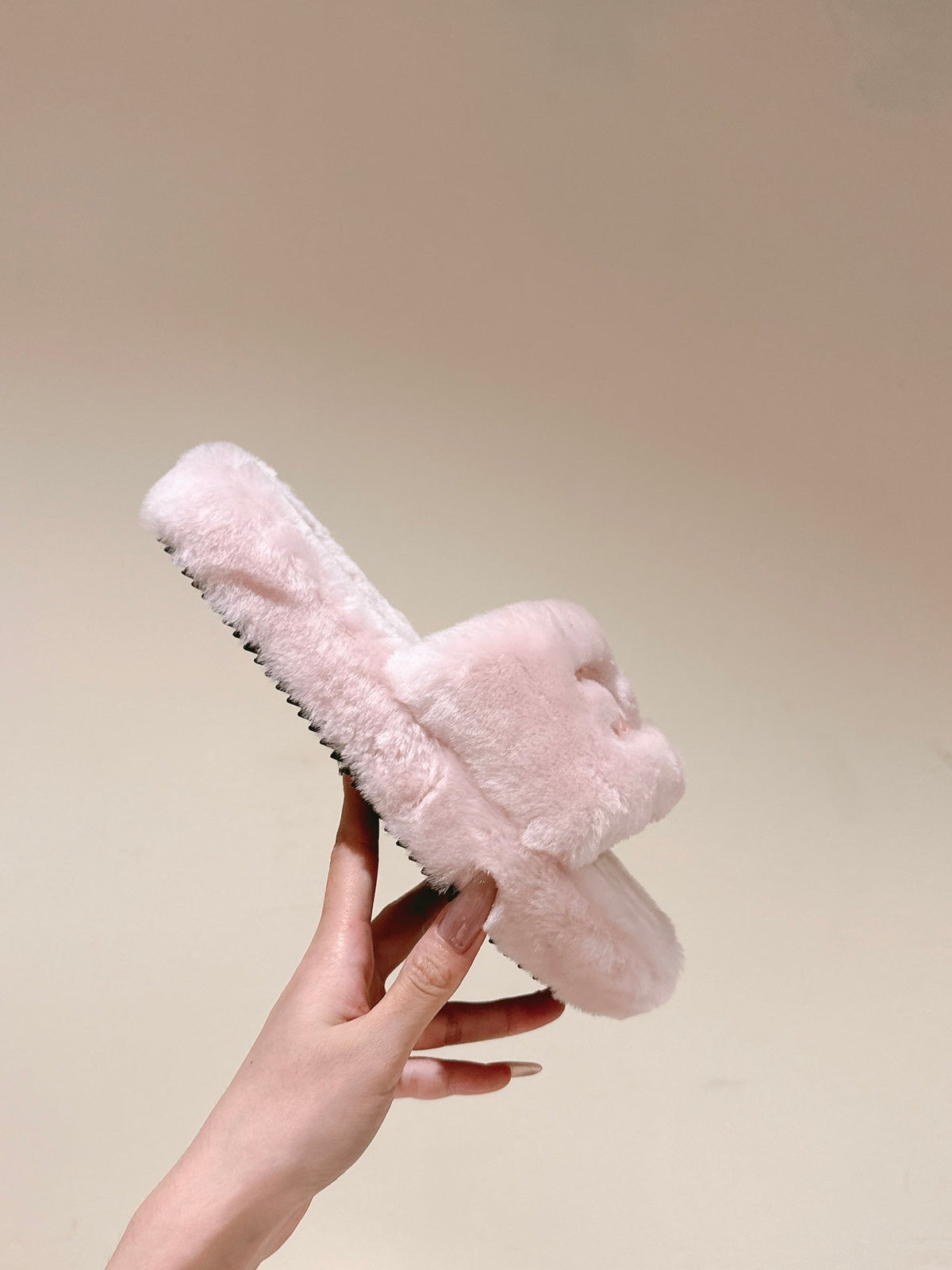 Celine 2026 Thick-Soled Sandals Furry 654868
