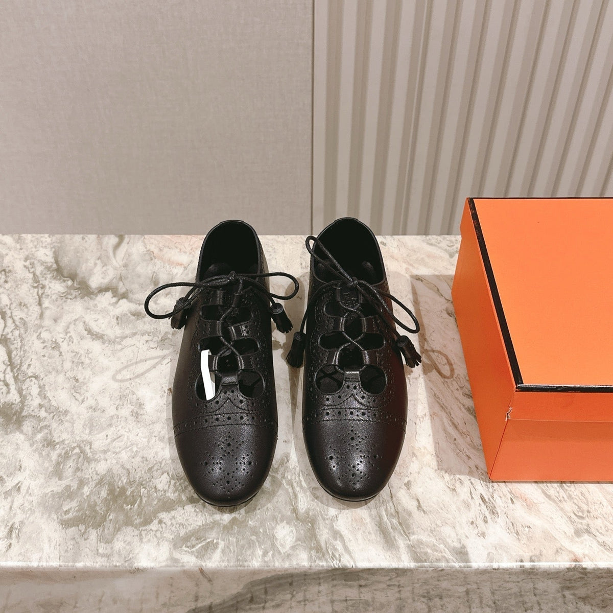 HM 25 Marry Jane Black Lambskin 346242