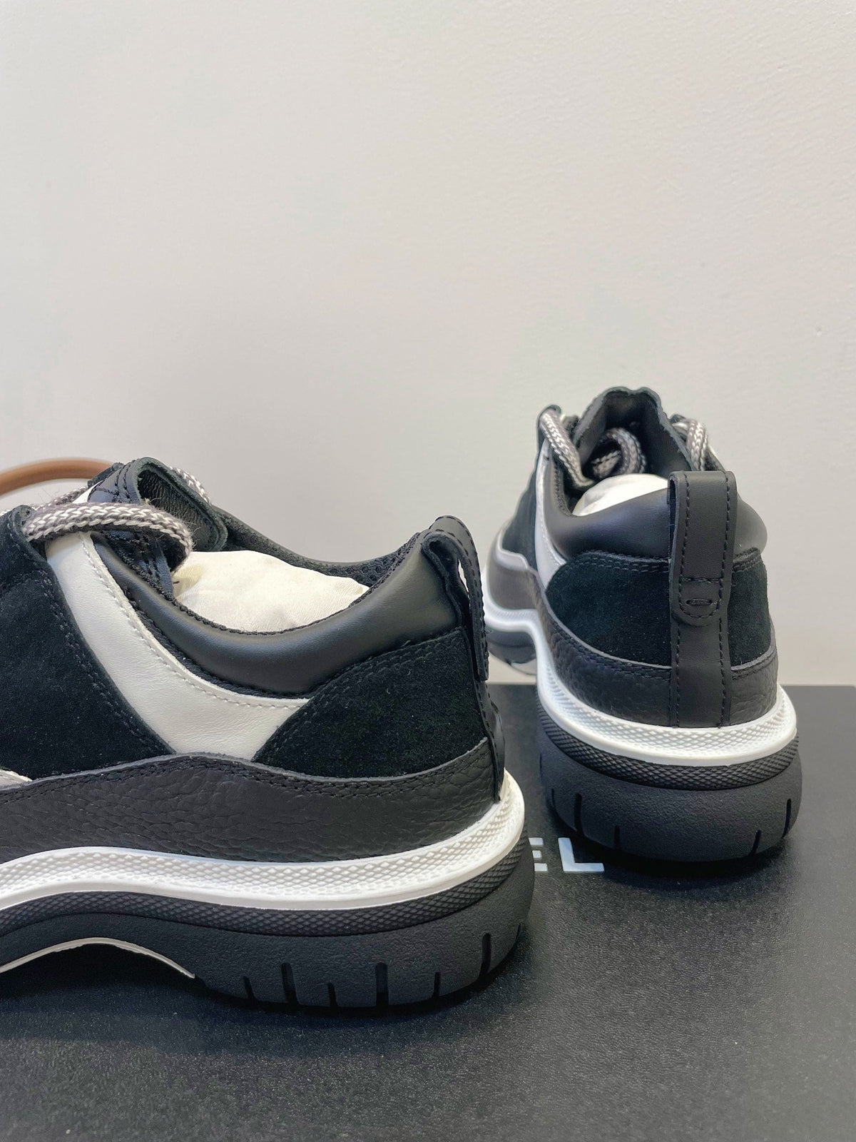 CC Sneaker In Black Cowhide  144774