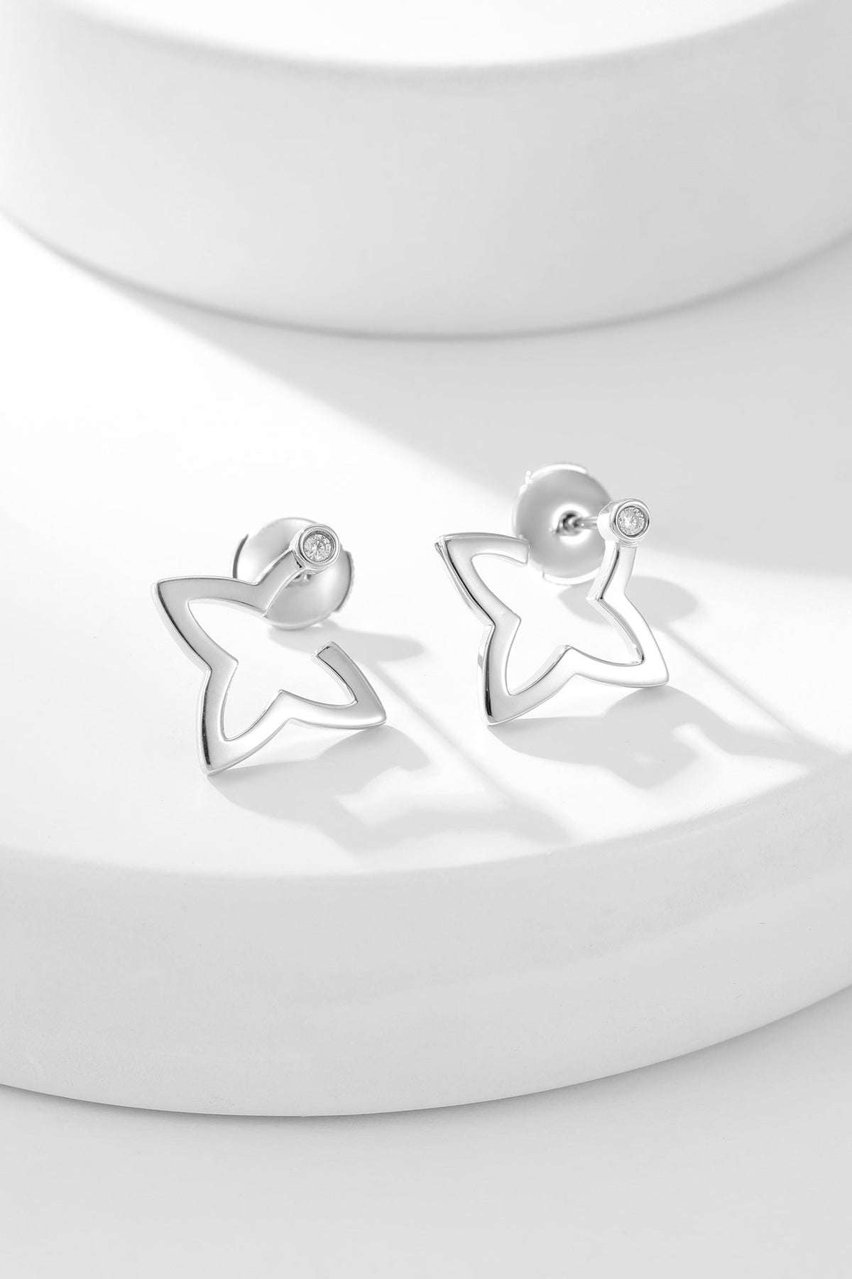 BLOSSOM STUD STAR DIAMOND EARRINGS