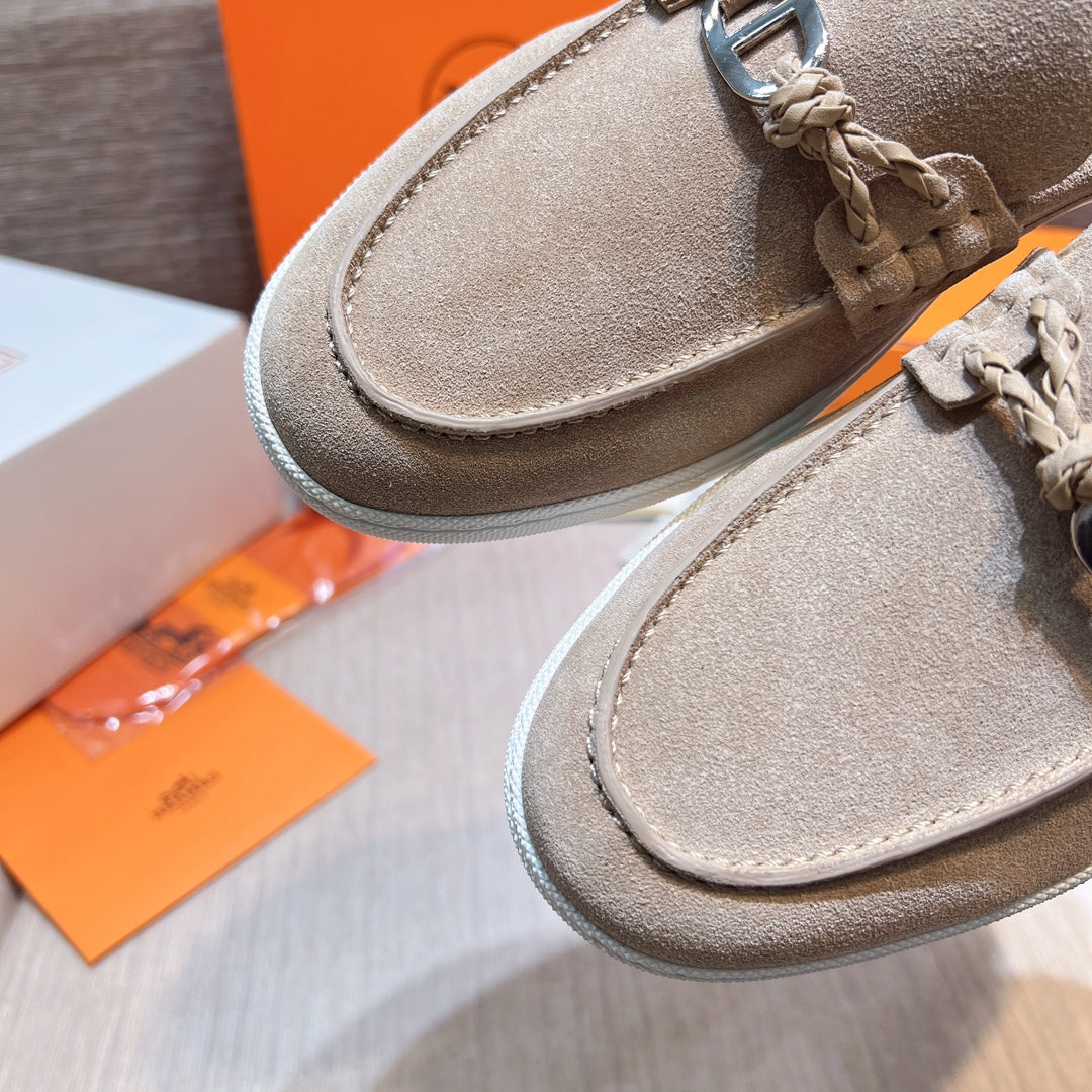 HM Men's Ignacio Loafer Beige Suede 713056
