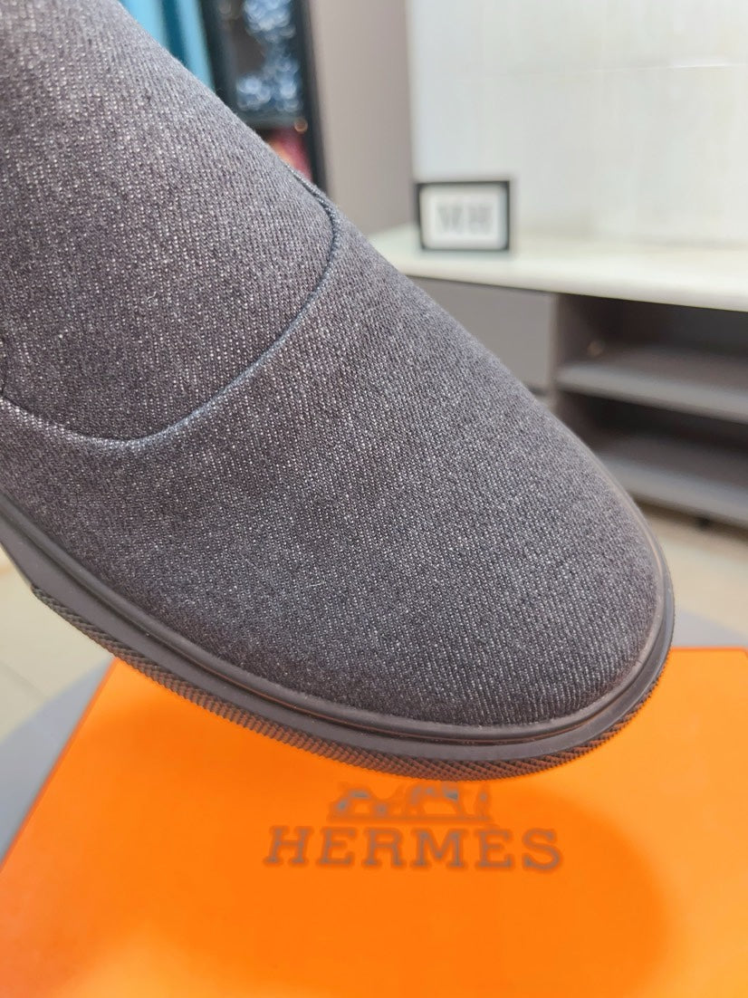 HM LANCE SLIP-ON SNEAKER FOSSIL DENIM