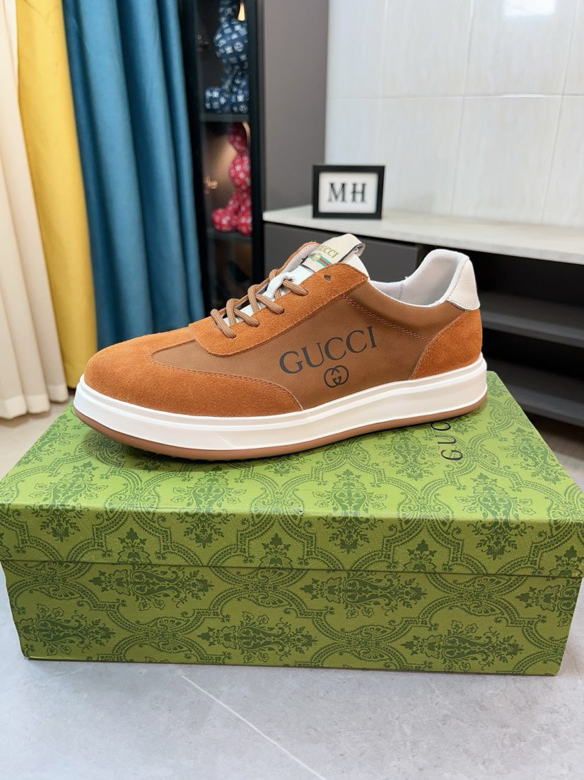 GG Men's Sneaker Brown Suede 478218