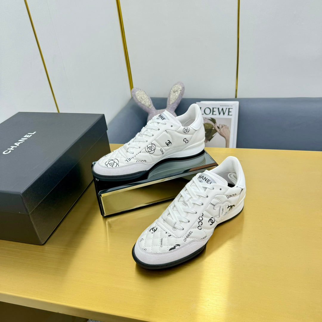 CC 25s Sneaker White Leather With Velvet 297809