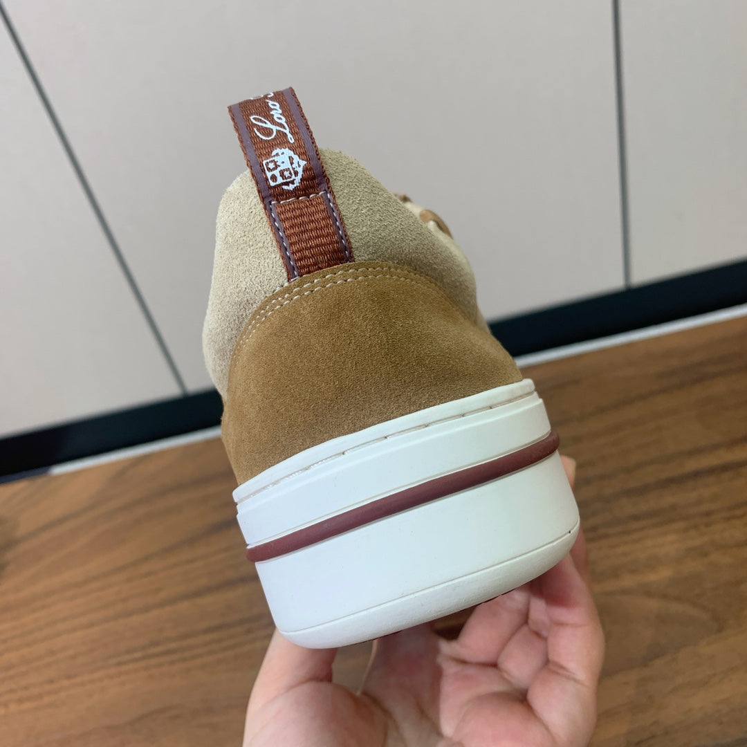 LP NEWPORT WALK SNEAKERS LIGHT BROWN SUEDE
