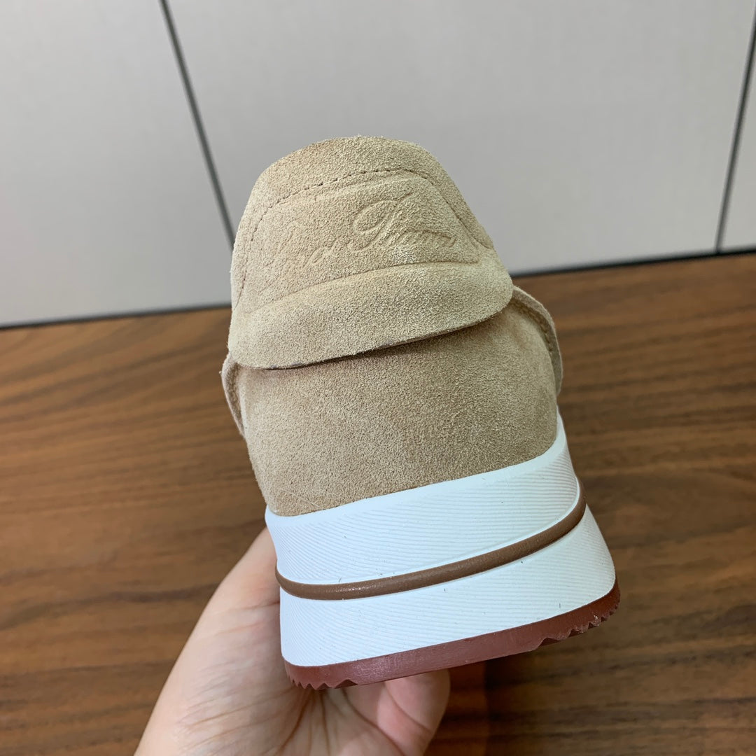 LP Week-End Walk Sneaker In Beige Suede 984399