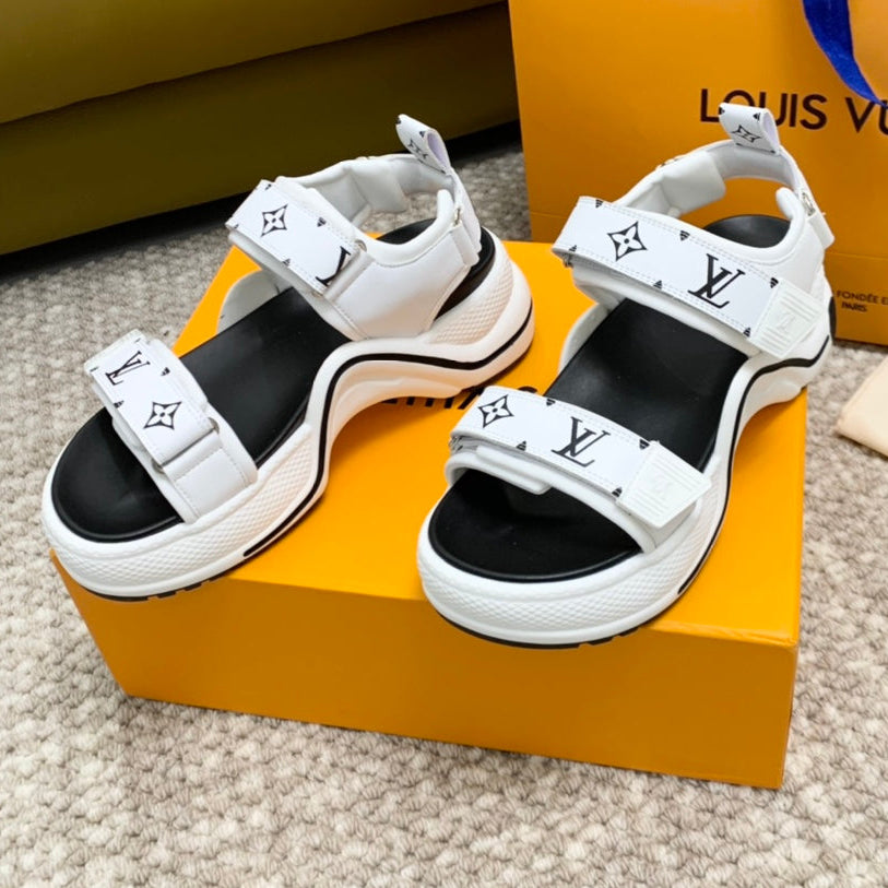 Louis Vuitton 2026 Archlight Flat Sandals 70mm Leather 787683