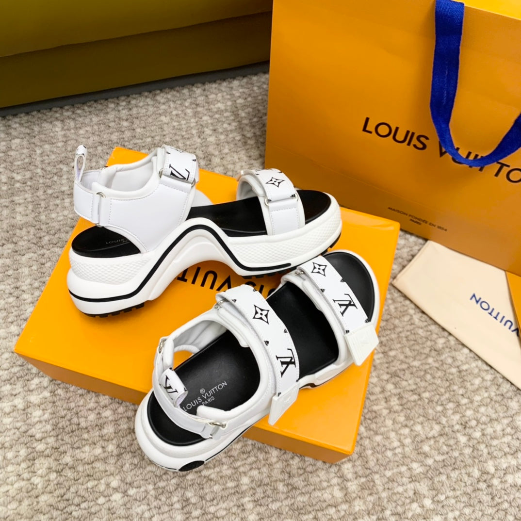 Louis Vuitton 2026 Archlight Flat Sandals 70mm Leather 787683