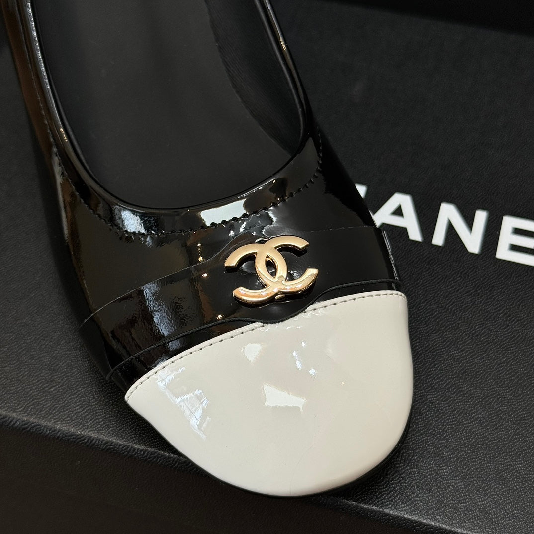 CC High Heels Black Lambskin