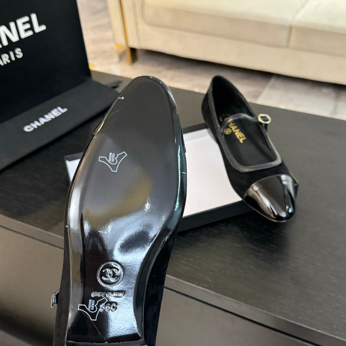 CC Mary Jane Black Suede