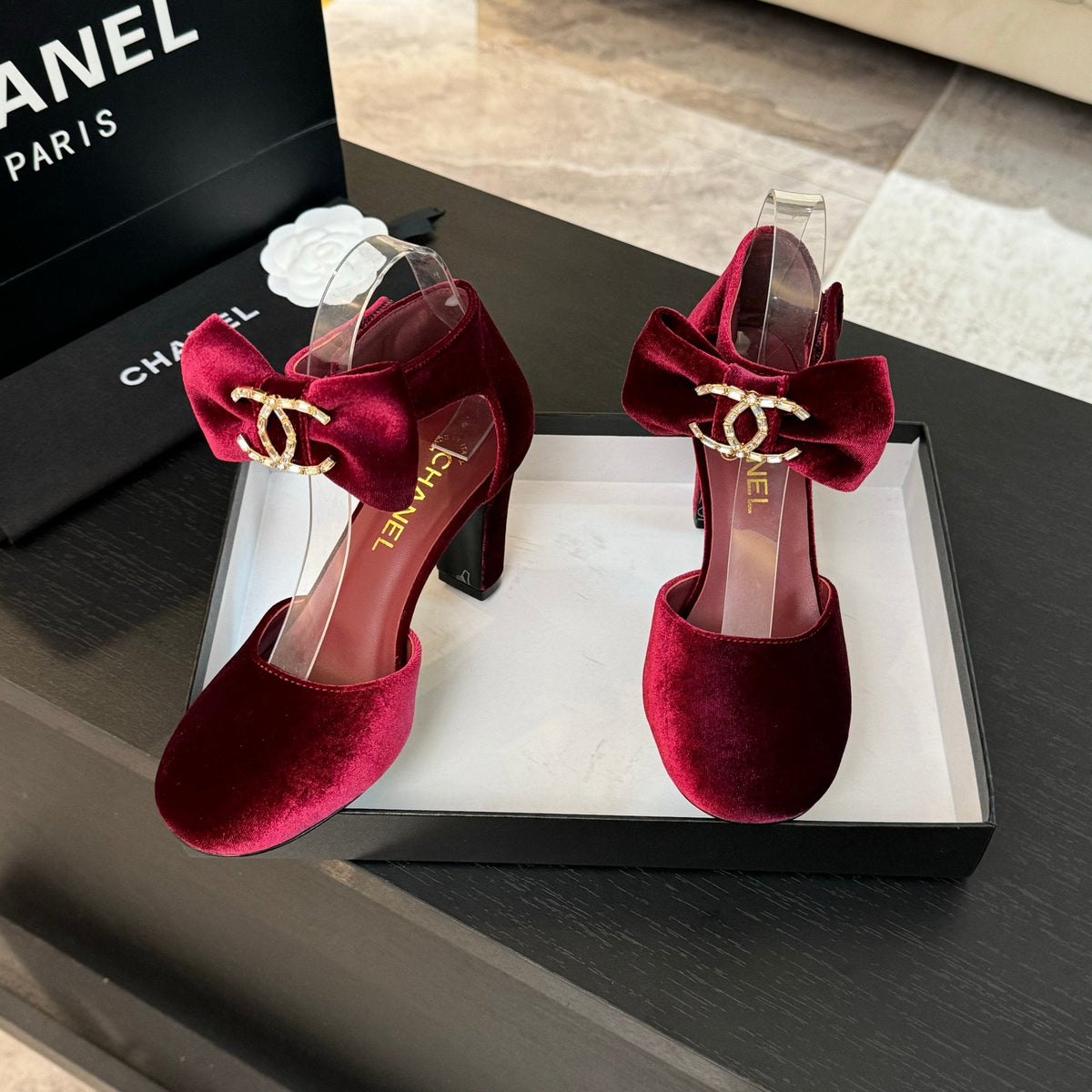 CC Mary Janes Red Velvet
