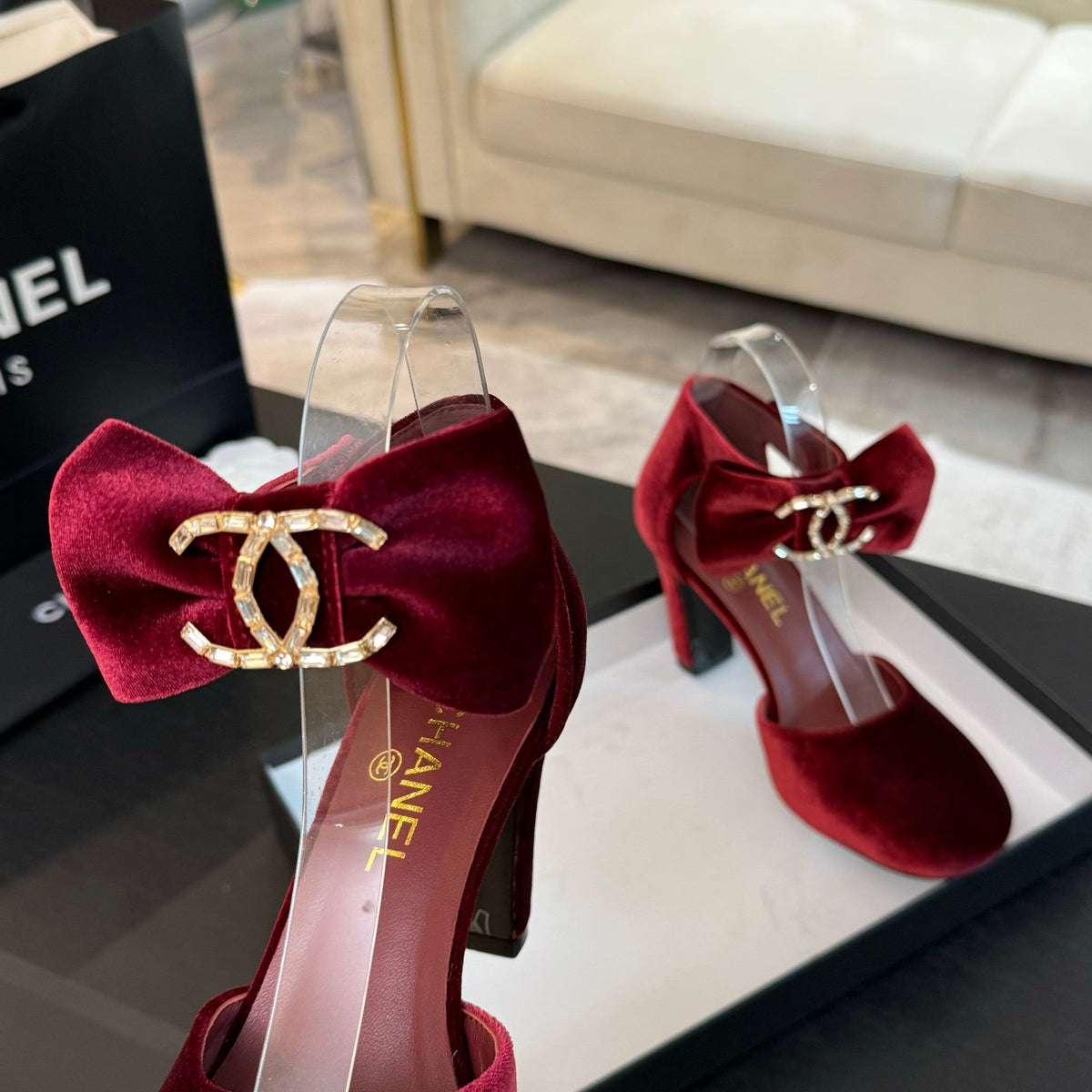 CC Mary Janes Red Velvet