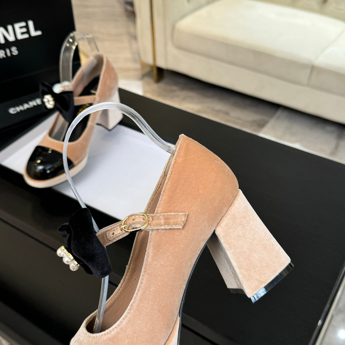 CC 25C Mary Jane Peach Pink color Imported Cowhide 212948