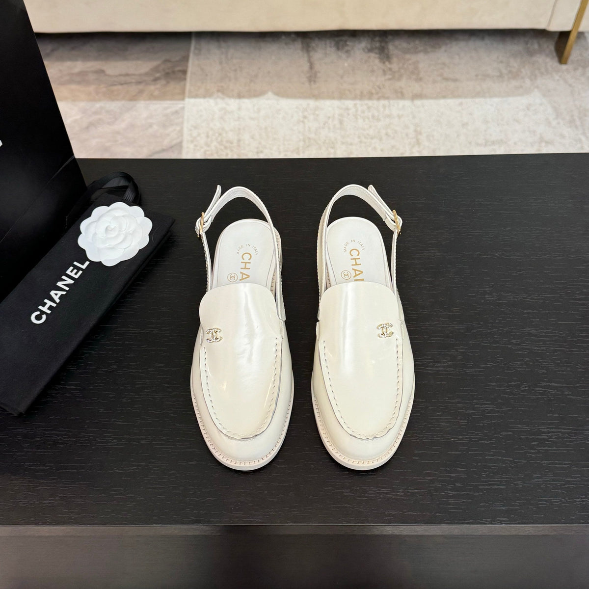 CC 25C Slingback Loafer Patent Leather