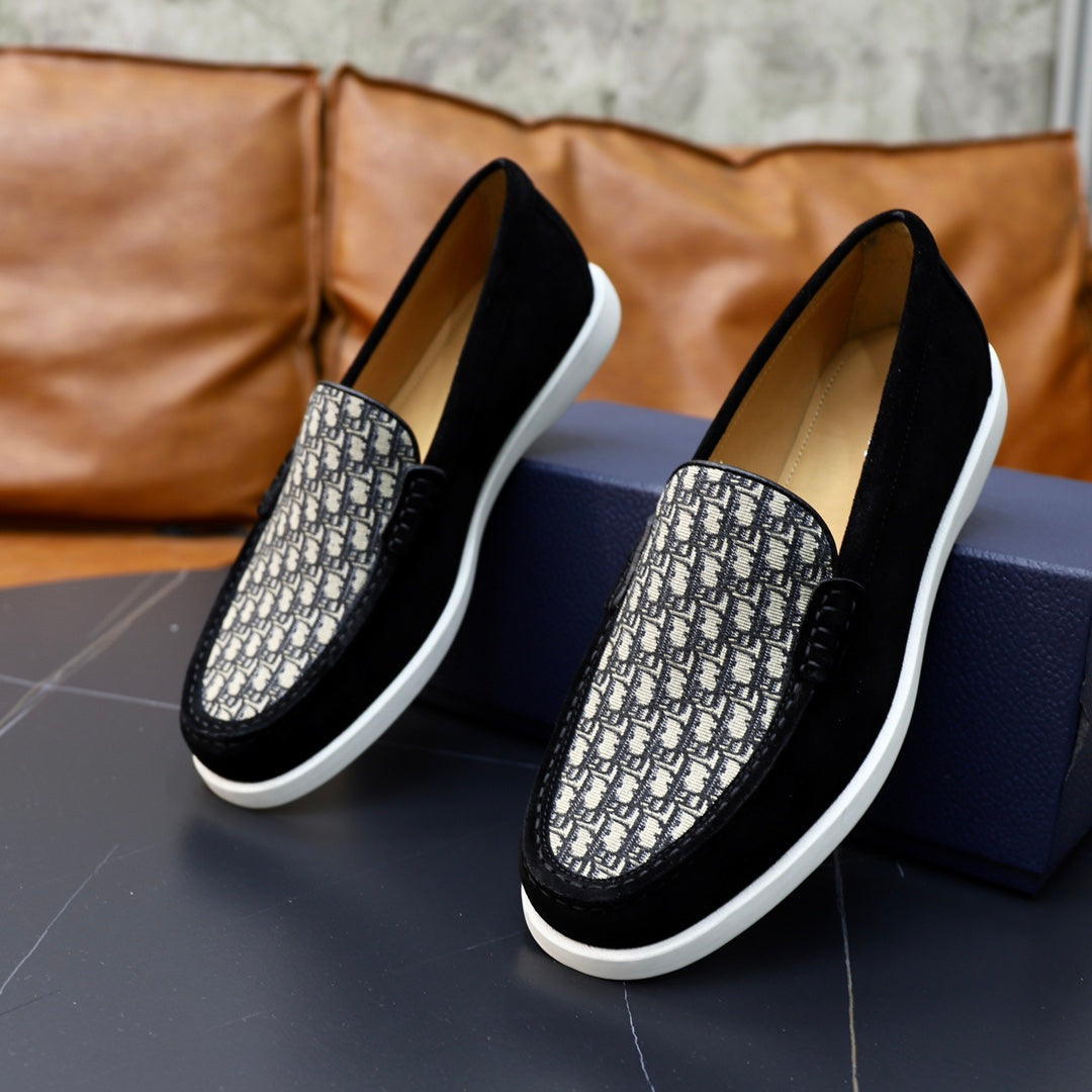 CD GRANVILLE BASIC LOAFER BLACK-WHITE JACQUARD