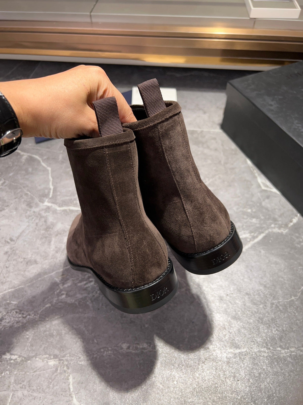 CD JUMP LACE-UP BOOT BROWN SUEDE