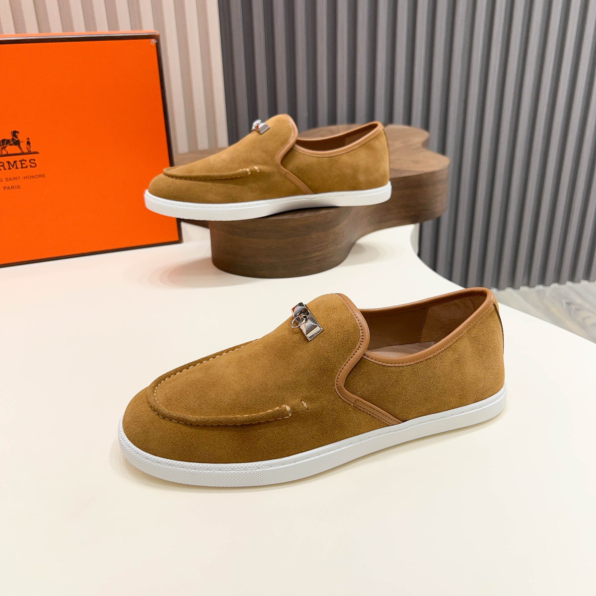 HM Men's Jour Loafer Brown Suede 687430