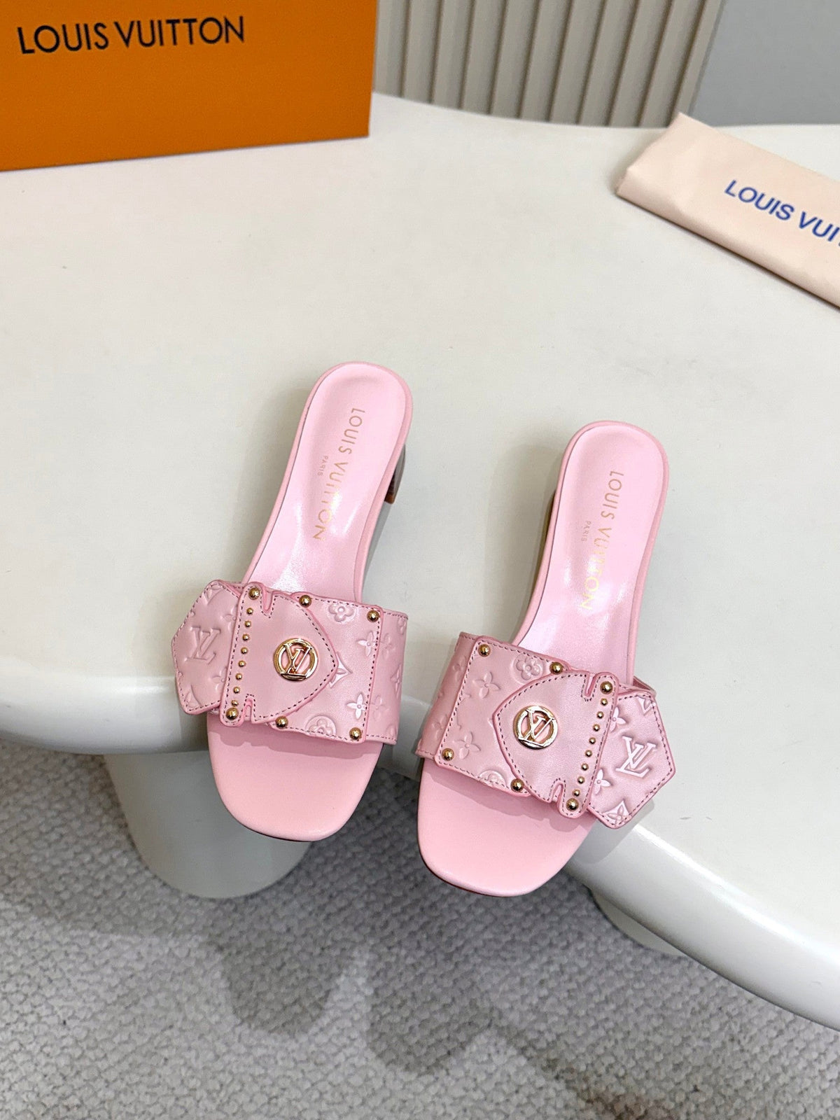 Louis Vuitton 2026 Frame Mules 40mm Calfskin Leather 780512