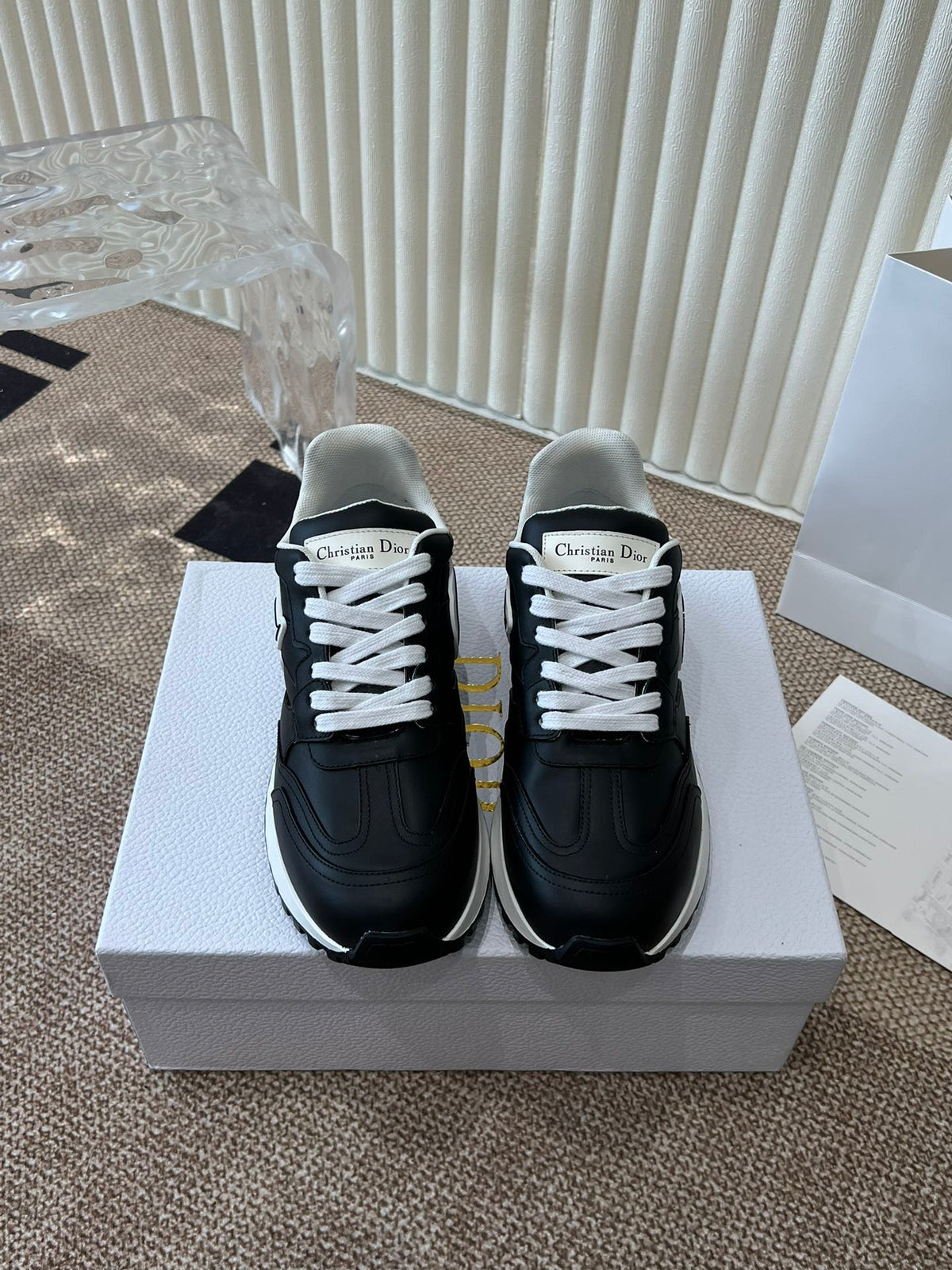 C'est Dior Sneaker Black Lambskin