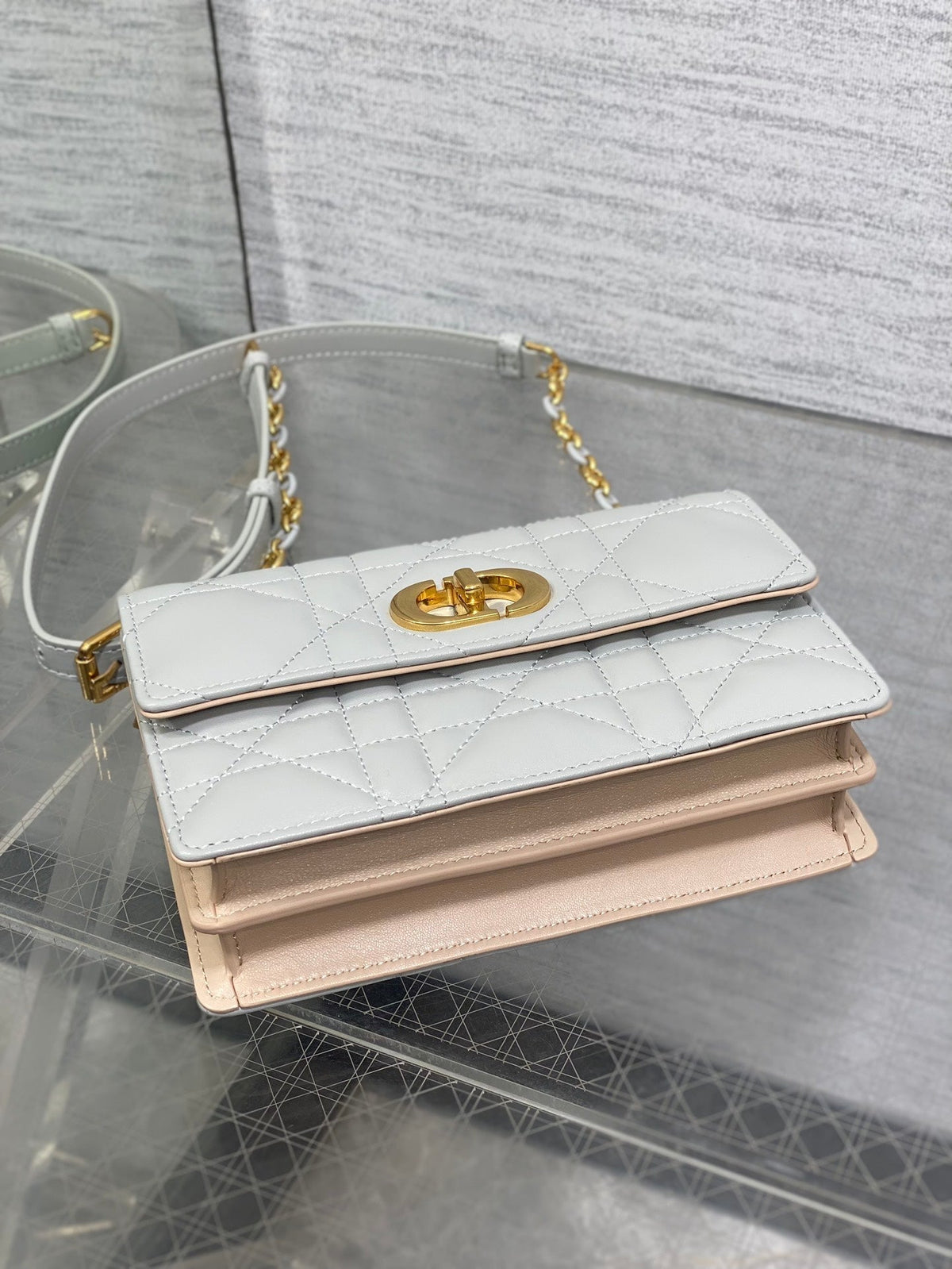 CD Miss Caro 17 Bag Ivory Calfskin 229252