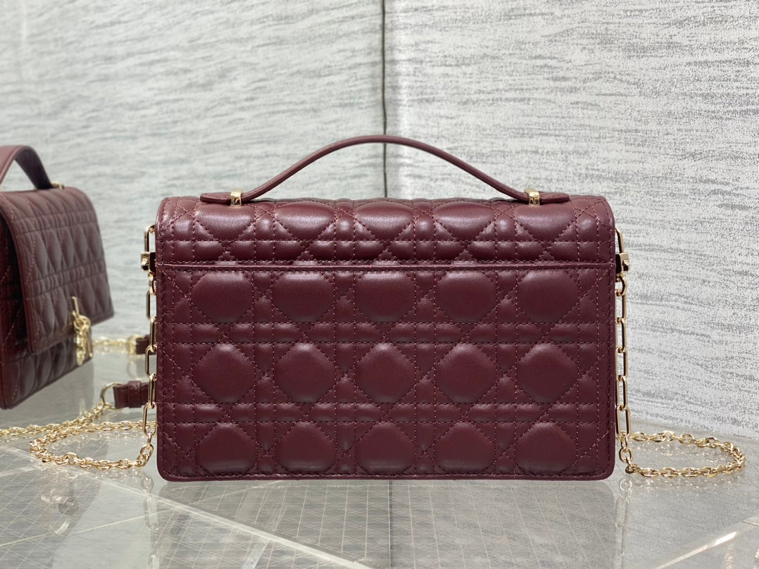 Dior 2026 My Dior Top Handle Bag 24cm Multicolors Quilted Leather