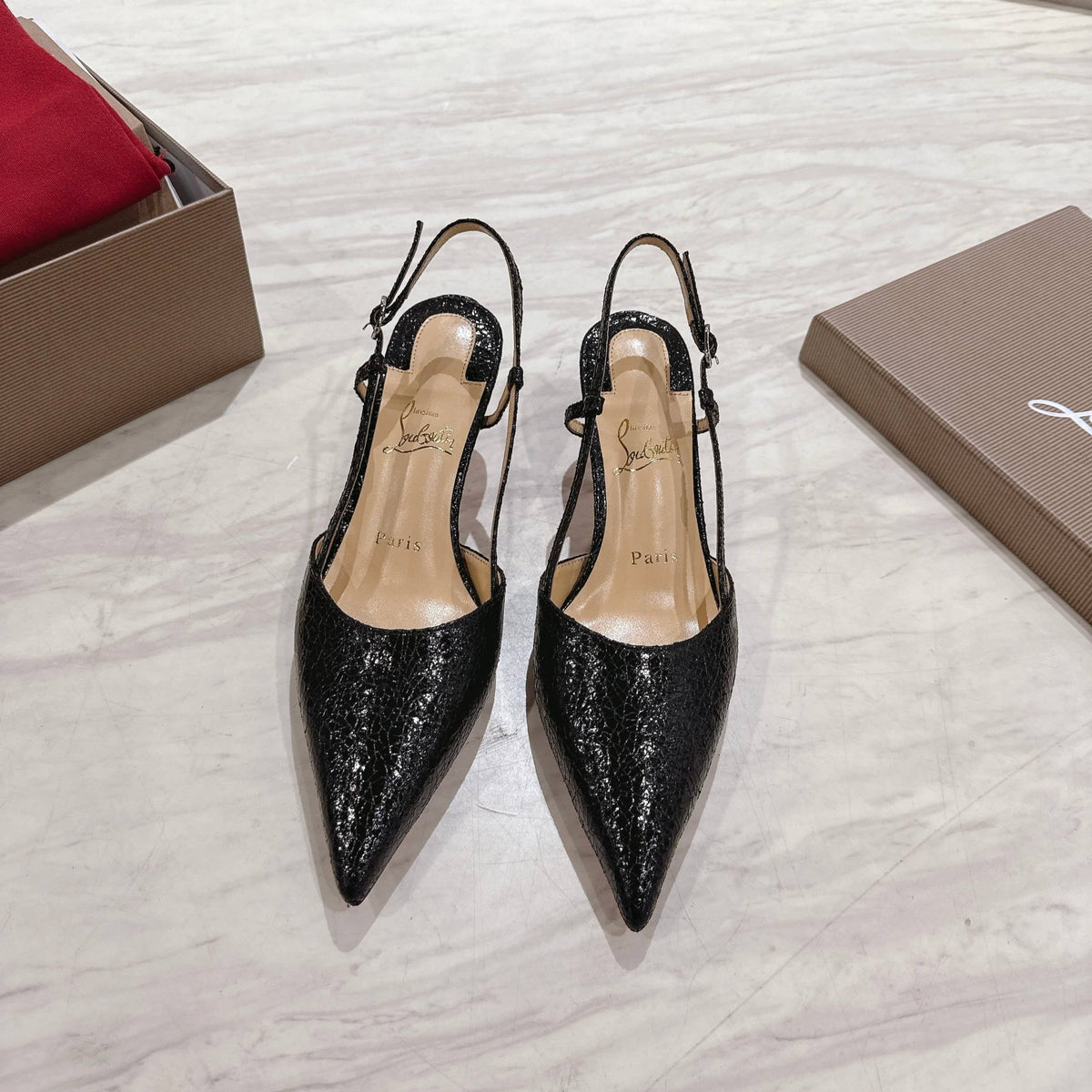 CL 25 Slingback Black Original Fabric 335142
