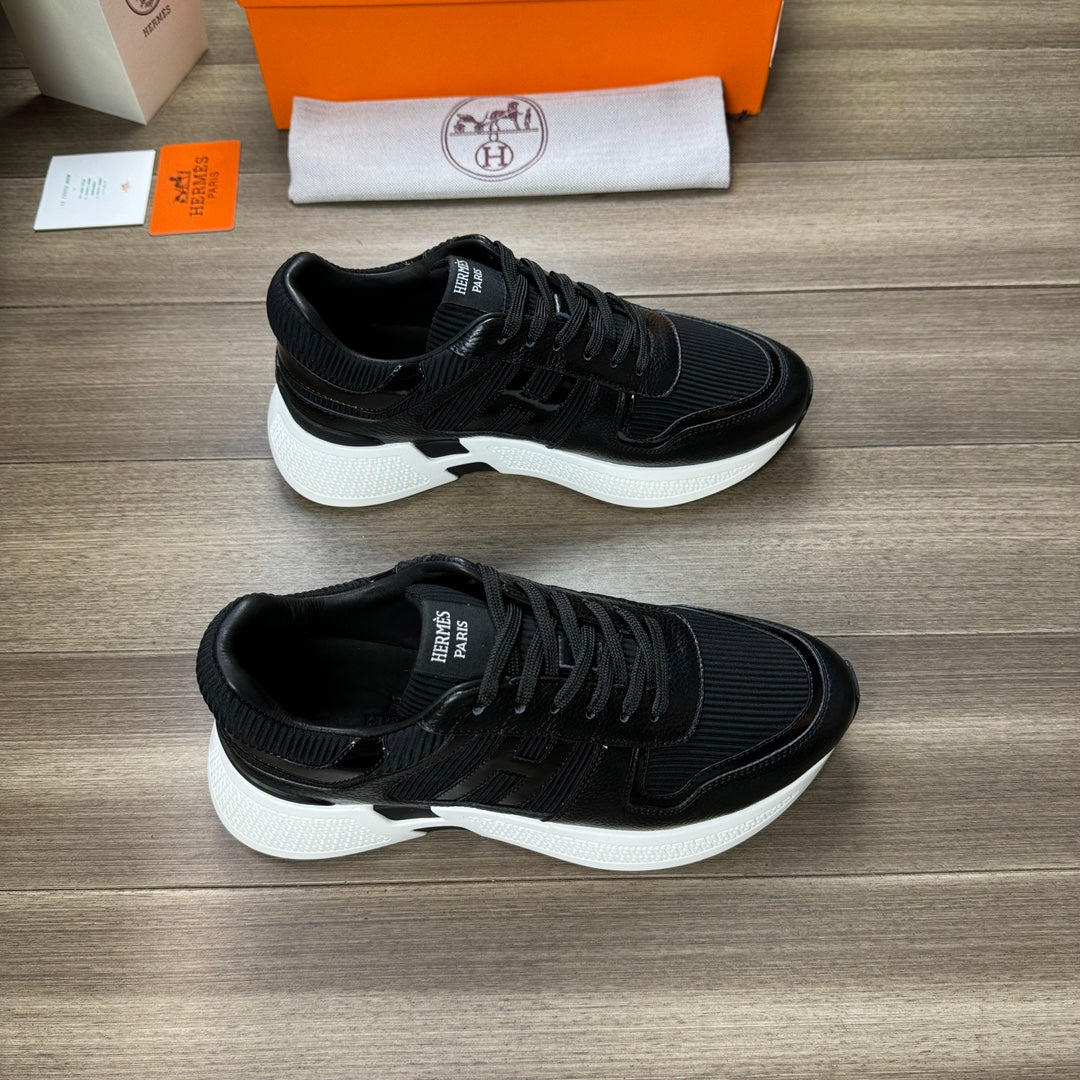 HM THICK - SOLE SNEAKER BLACK FABRIC