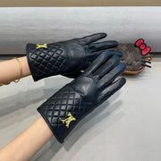 LV Gloves In Black Lambskin 473362