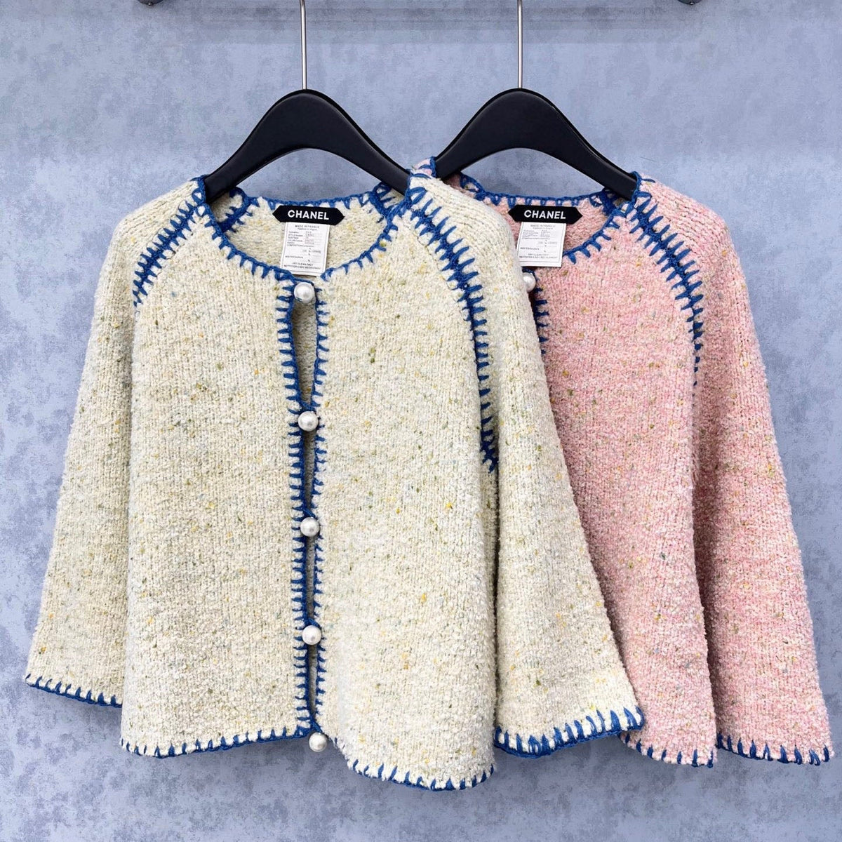 CC 2025 Cardigan With Pearl Button Wool 325875