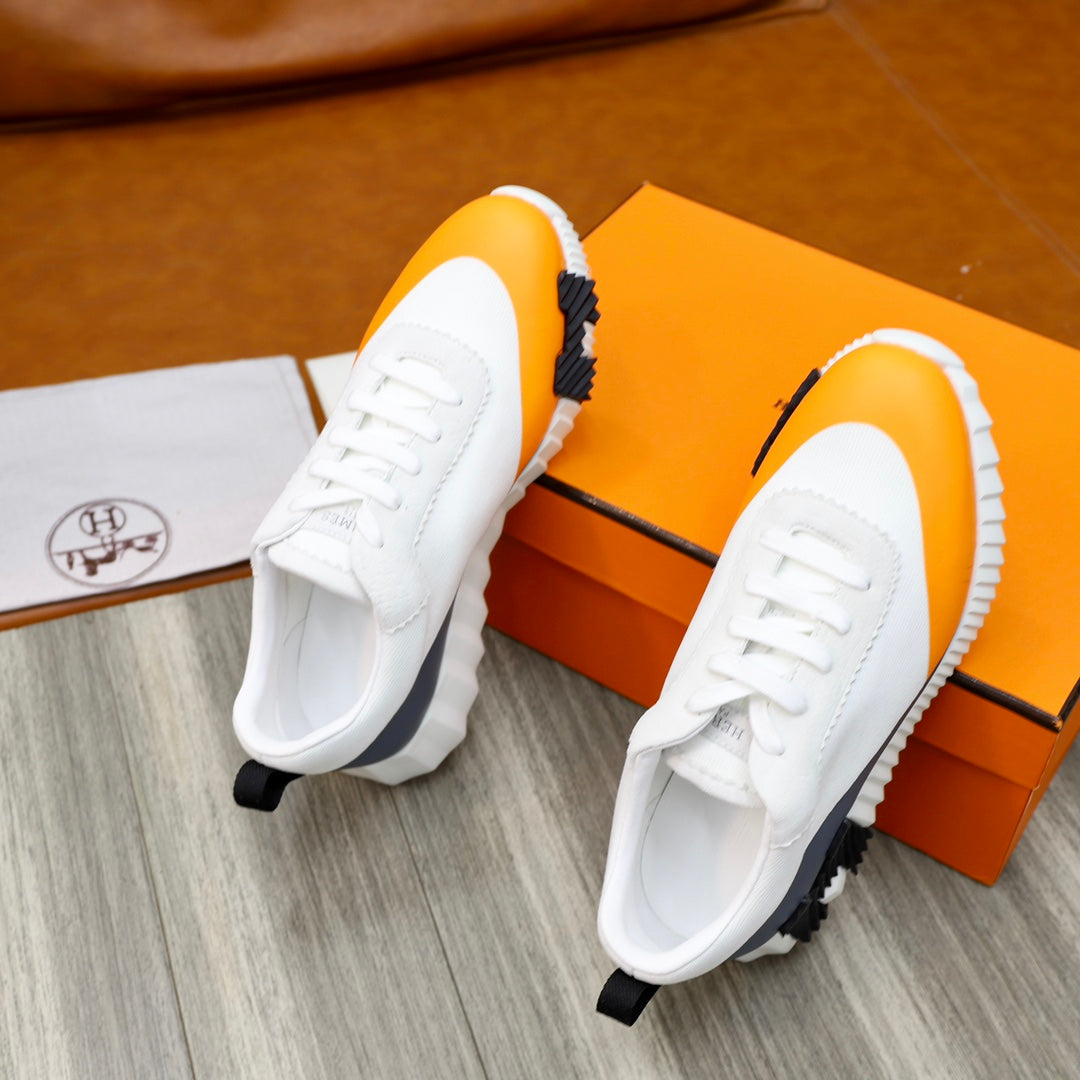 HM BOUNCING SNEAKER WHITE AND TIGER CANVAS