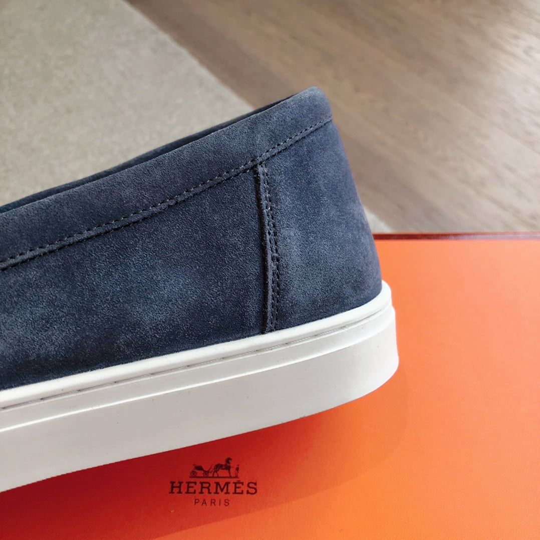 HM GAME SLIP-ON SNEAKER INDIGO SUEDE