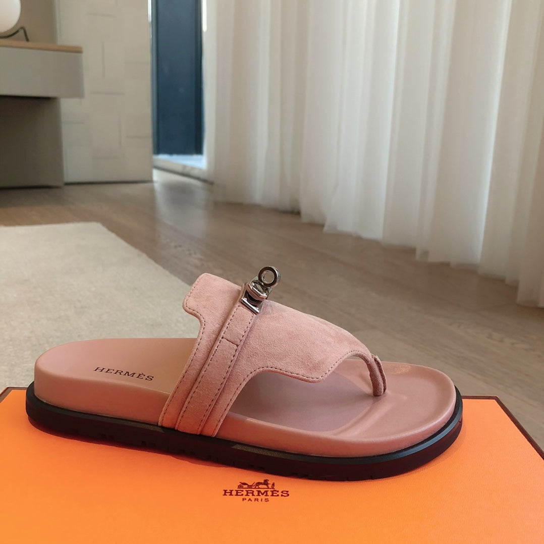 EMPIRE SANDAL LIGHT PINK SUEDE