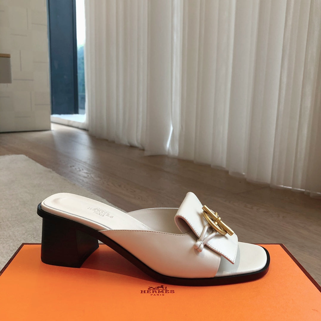 ILOT 45 SANDAL WHITE CALFSKIN