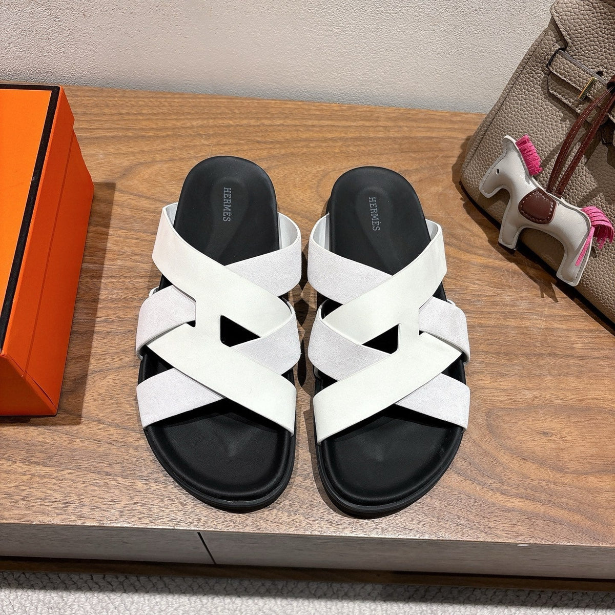 HM 25 Kazimir Sandal Calfskin Suede